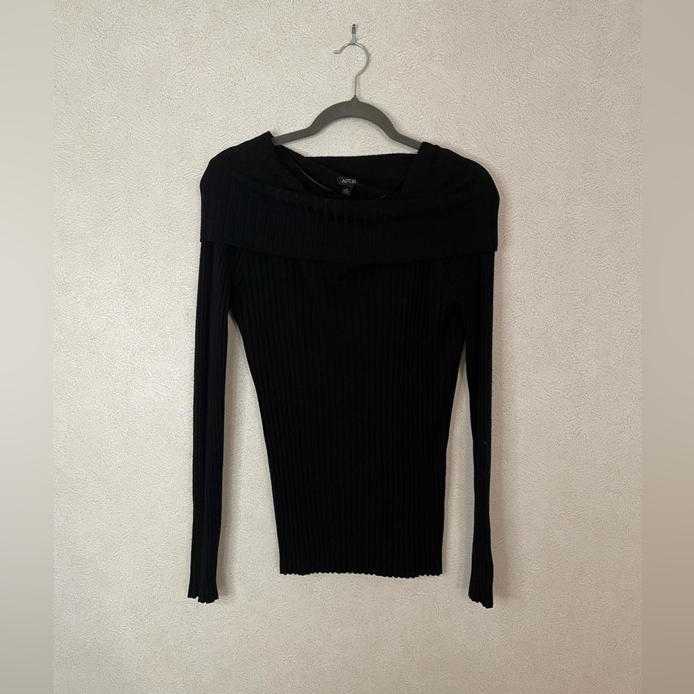 Apt 9 Ribbed Sweater Top Size Medium